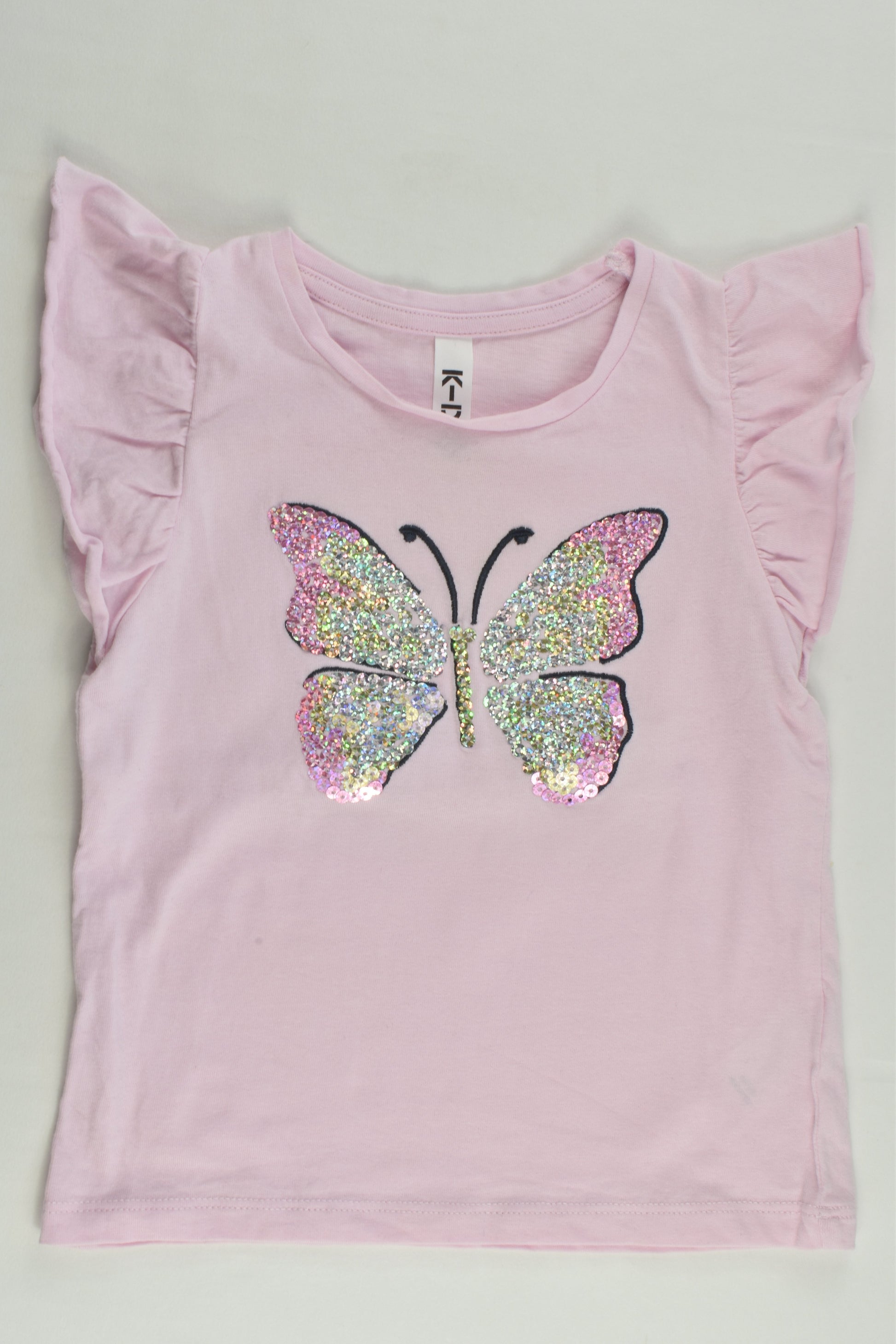 Kid Size 2 Unicorn Butterfly T-shirt