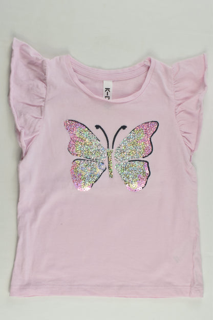 Kid Size 2 Unicorn Butterfly T-shirt
