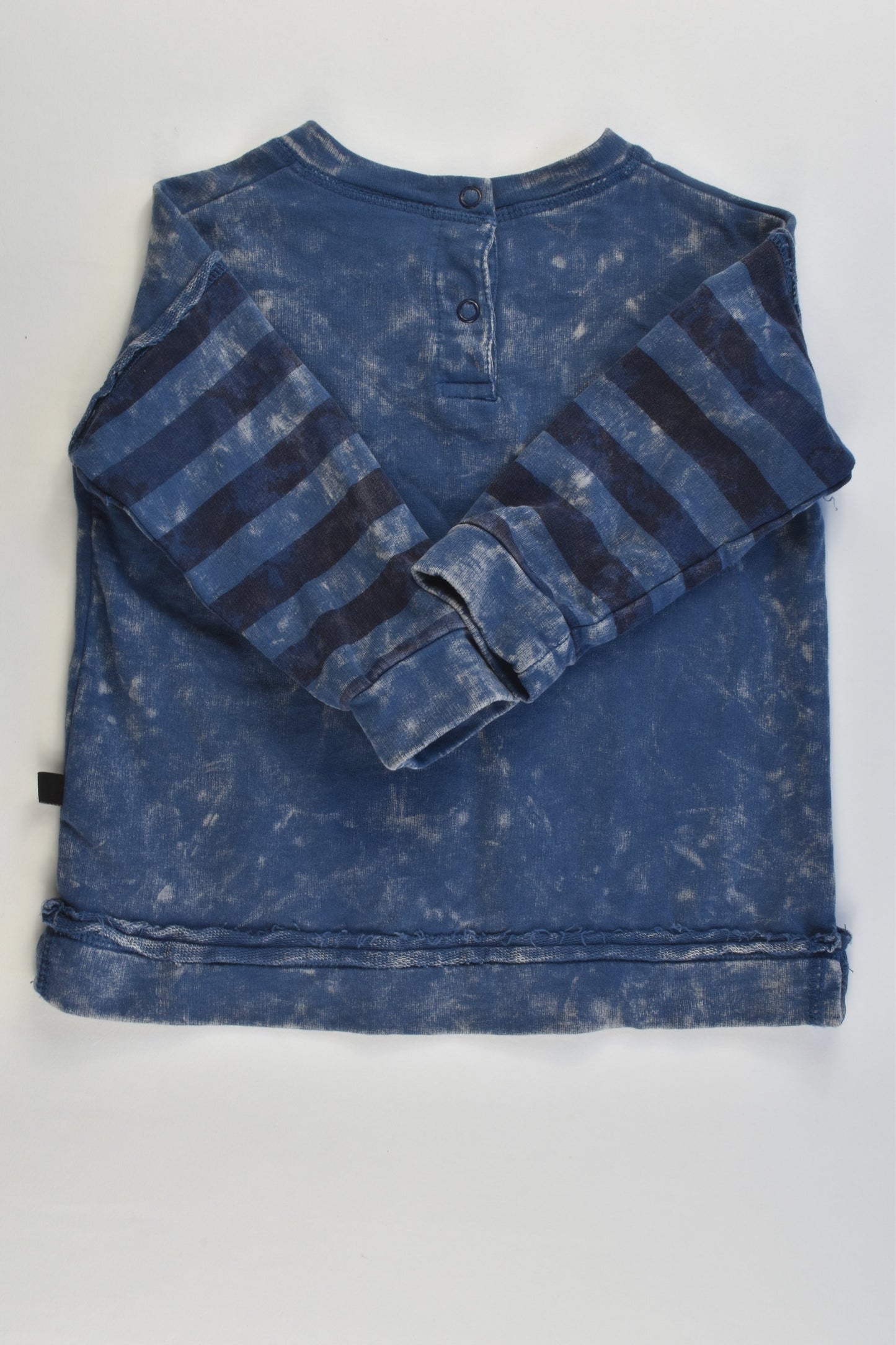 Kidding Around Size 0 (12 months, 76 cm) Denim-like Sweater