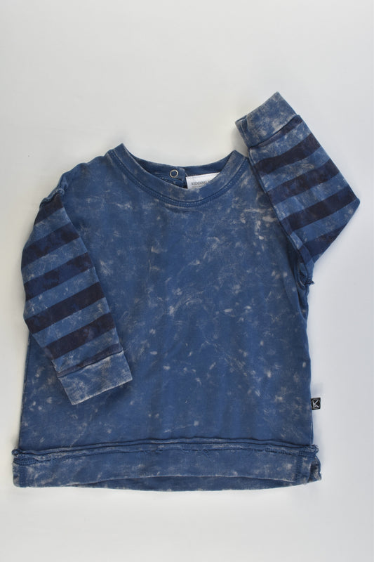 Kidding Around Size 0 (12 months, 76 cm) Denim-like Sweater