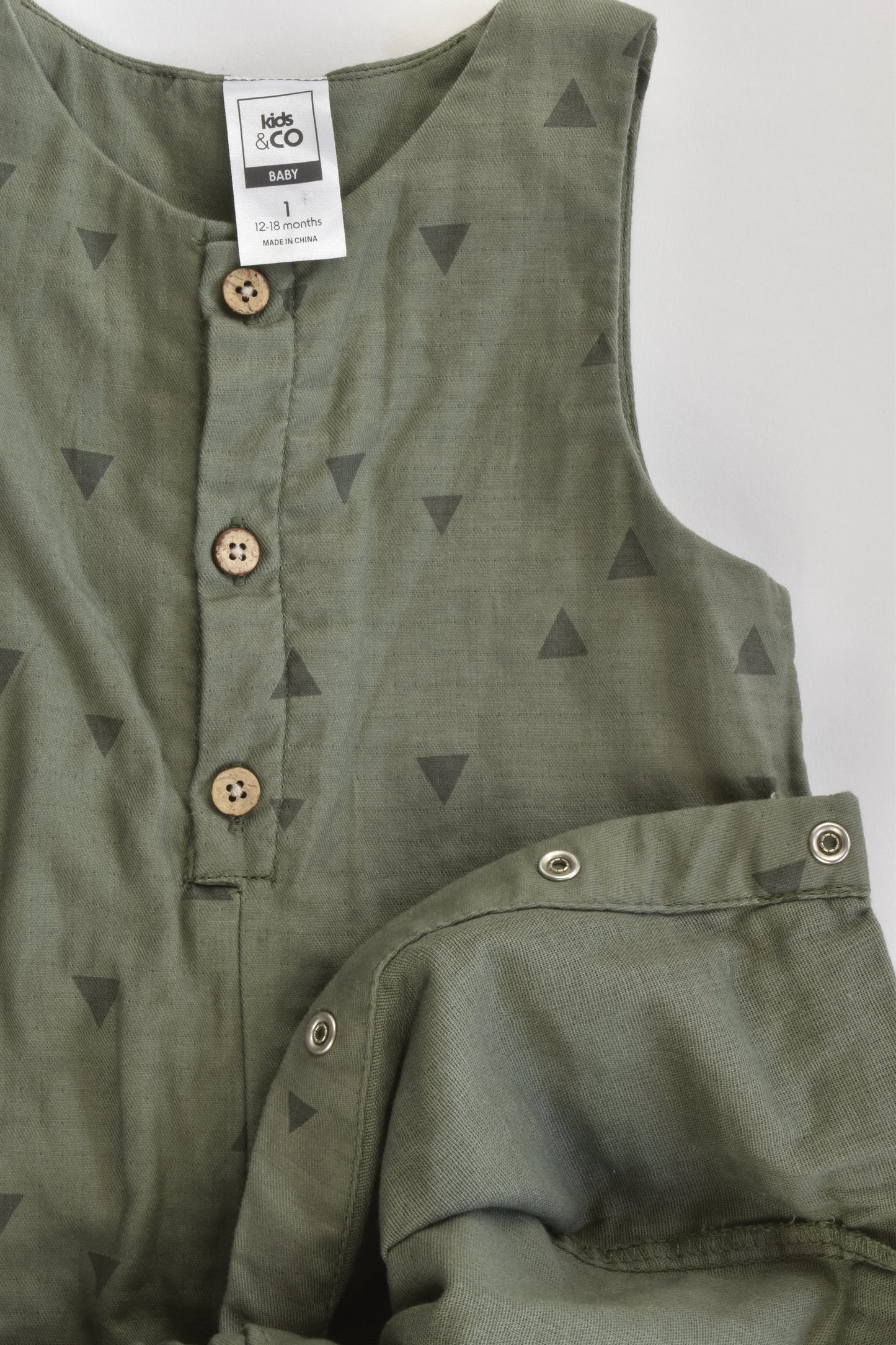 Kids & Co Size 1 (12-18 months) Lined Overalls