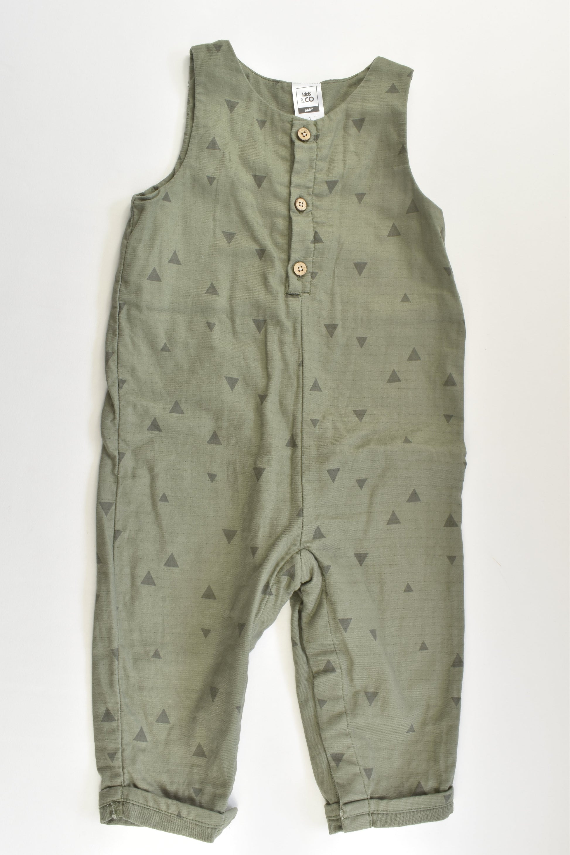 Kids & Co Size 1 (12-18 months) Lined Overalls