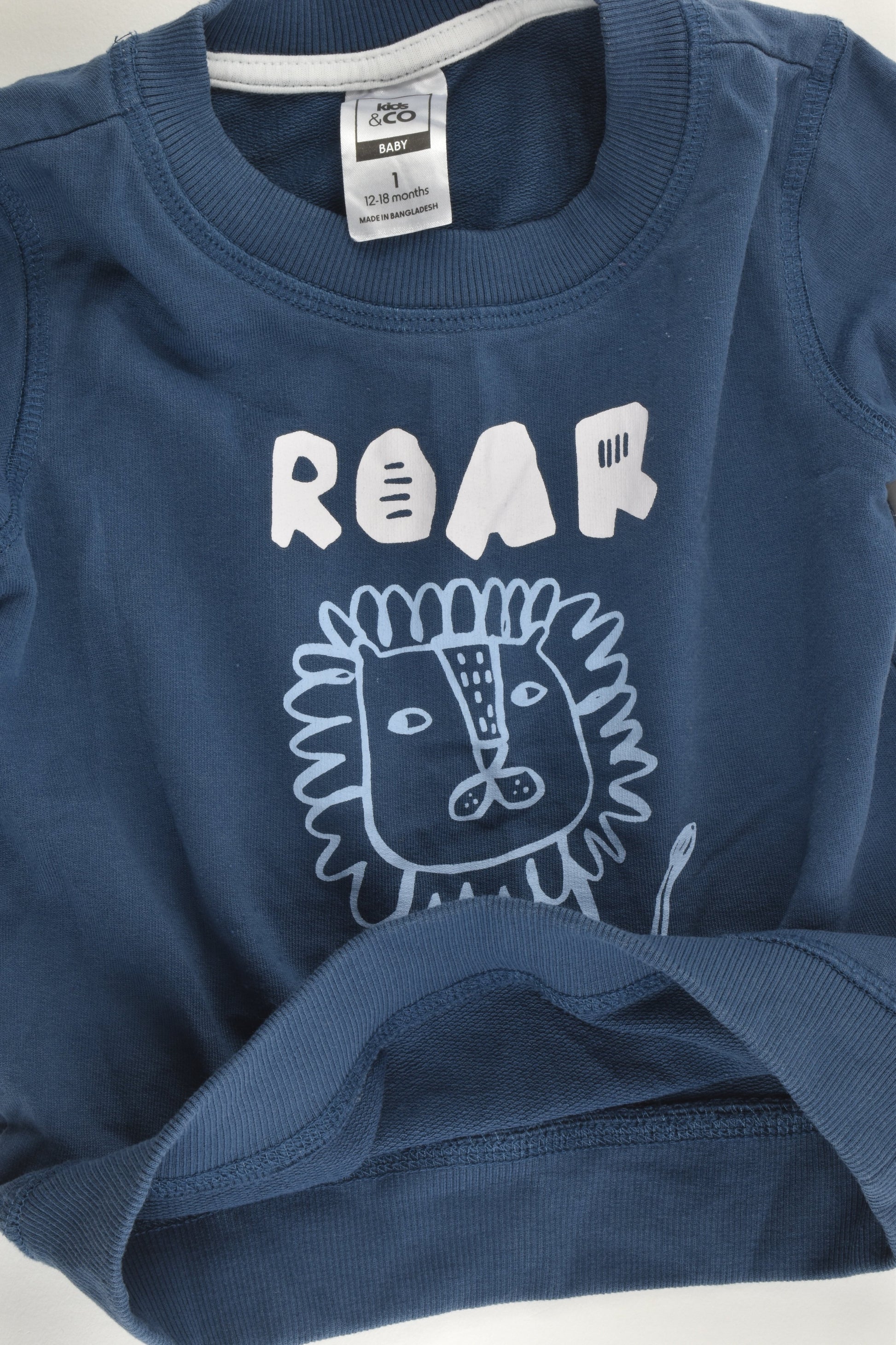 Kids & Co Size 1 (12-18 months) Lion 'Roar' Sweater