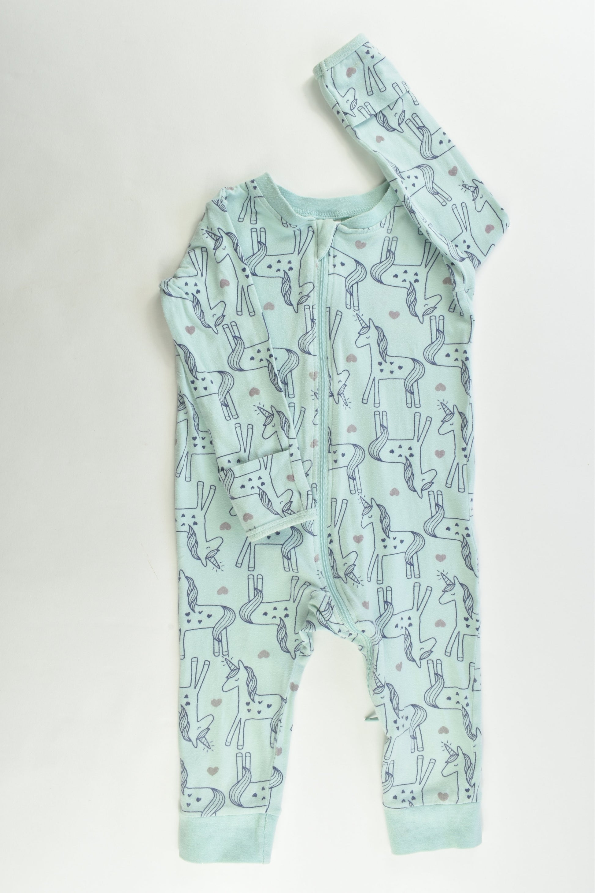 Kids & Co Size 1 (12-18 months) Unicorn Romper