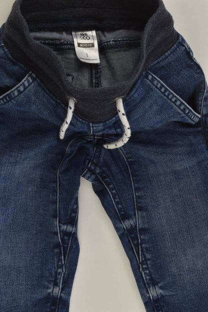 Kids & Co Size 1 Stretchy Denim Pants