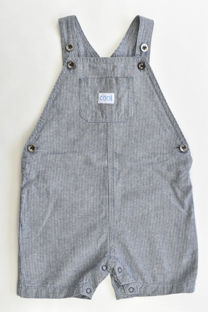 Kids & Co Size 2 (18-24 months) Striped Short Overalls