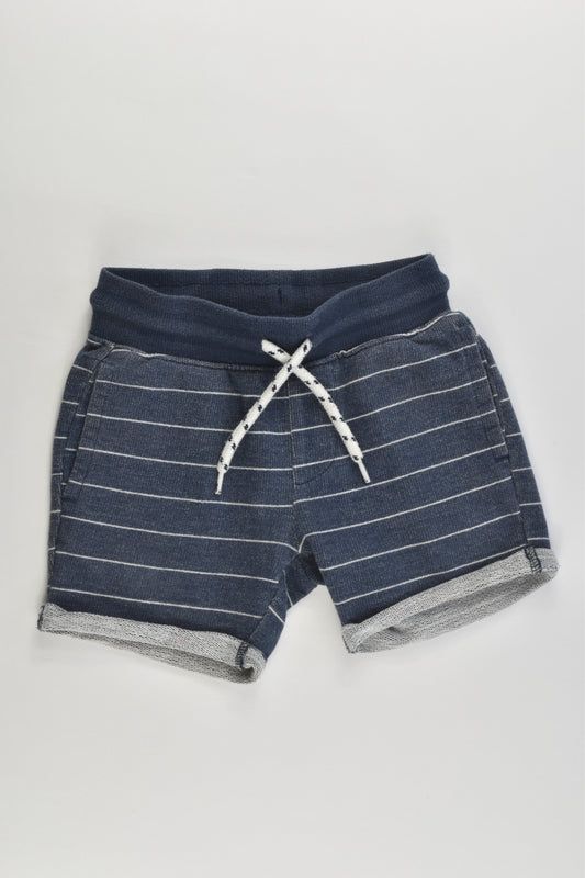 Kids & Co Size 2 Blue Striped Shorts