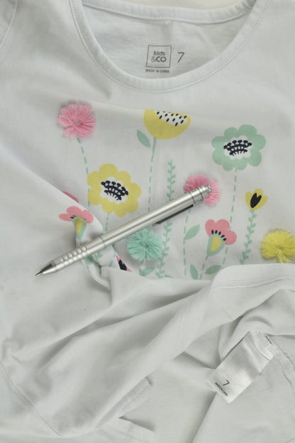 Kids & Co Size 7 Floral T-shirt