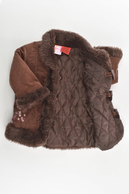 Kids Stuff Size 1 Fur/Cord Jacket