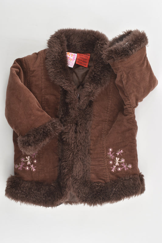 Kids Stuff Size 1 Fur/Cord Jacket