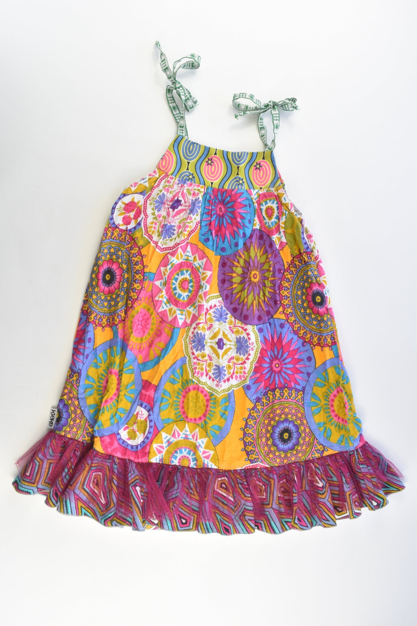 Kieke (South Africa) Size 6-7 Colorful Dress