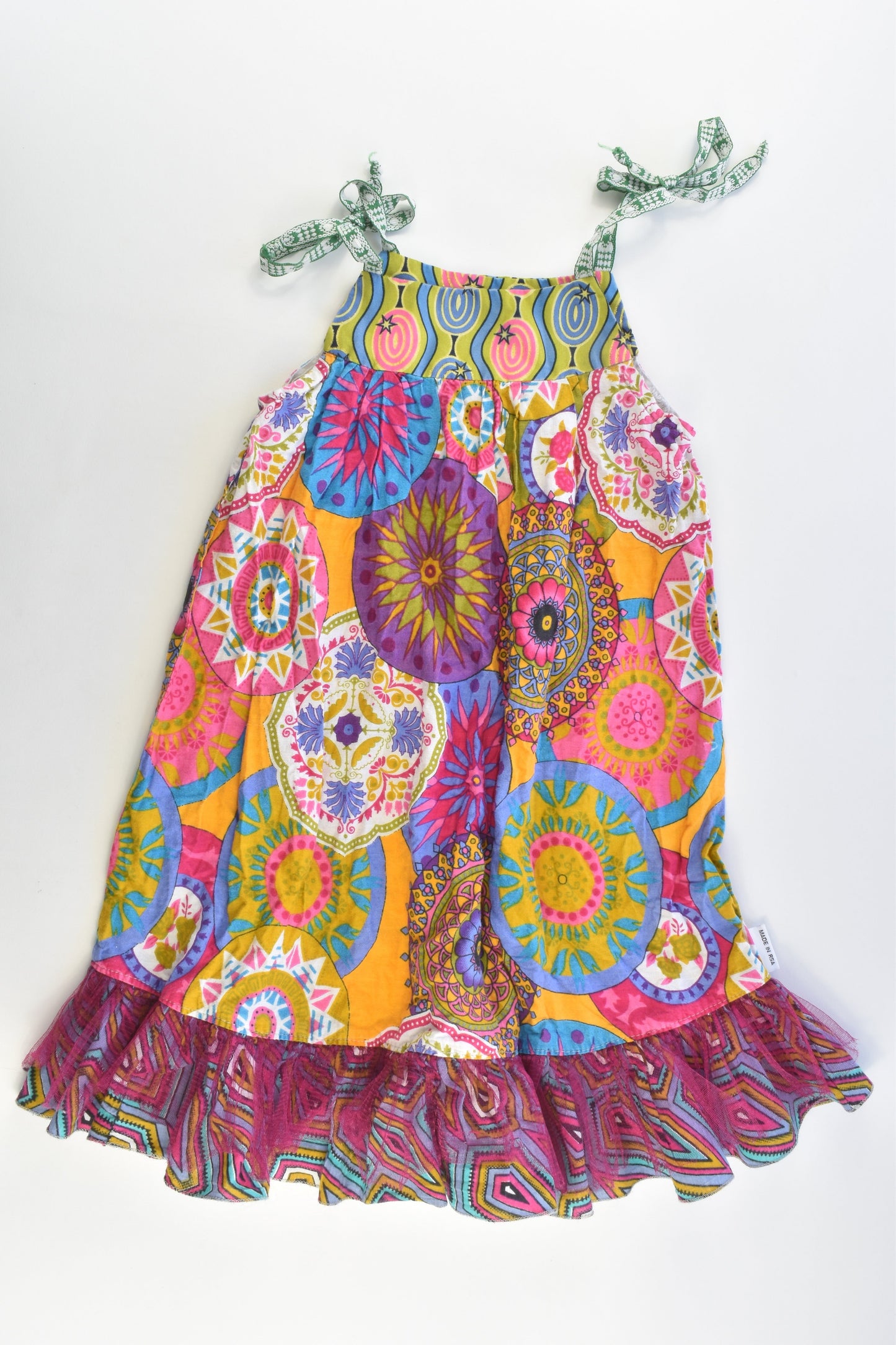 Kieke (South Africa) Size 6-7 Colorful Dress