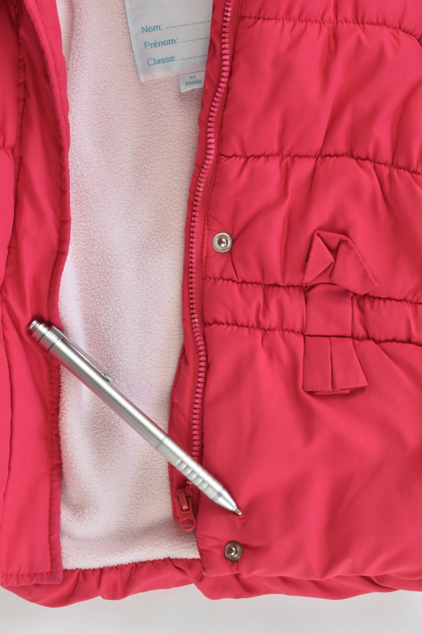 Kimbaloo (France) Size 0-1 (12 months) Warm Hooded Winter Jacket