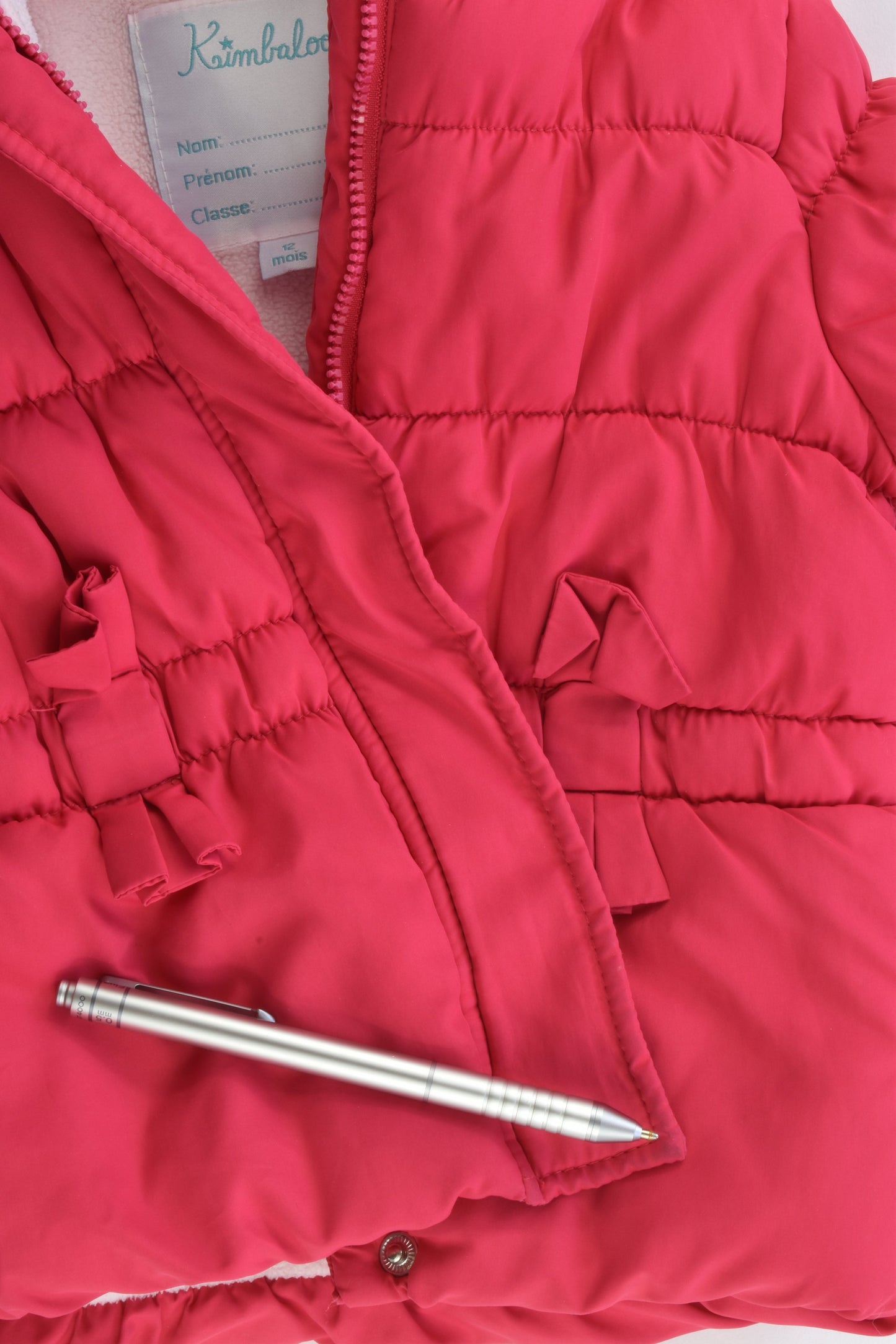 Kimbaloo (France) Size 0-1 (12 months) Warm Hooded Winter Jacket