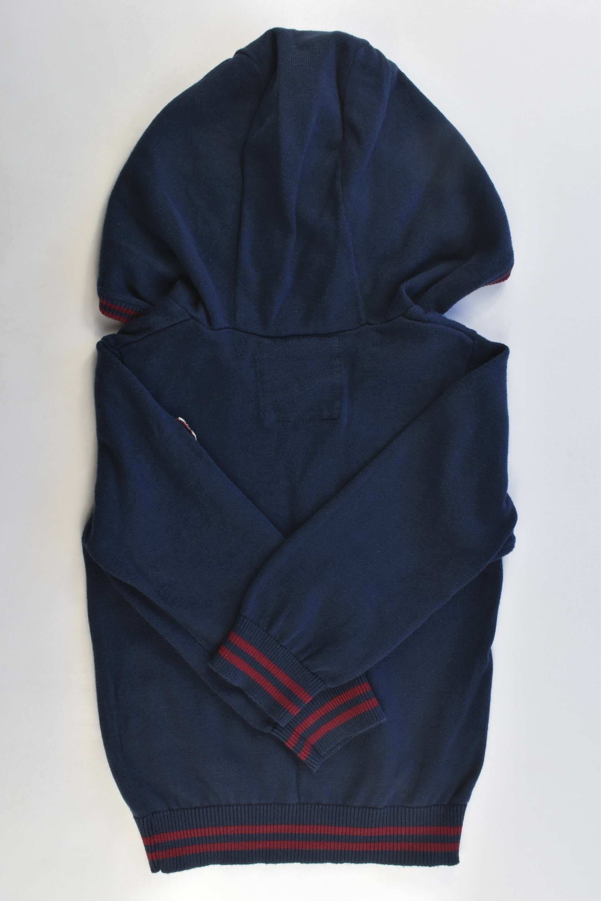 Kimbaloo (France) Size 2 (24 months) Winter Bear Knitted Hooded Jumper