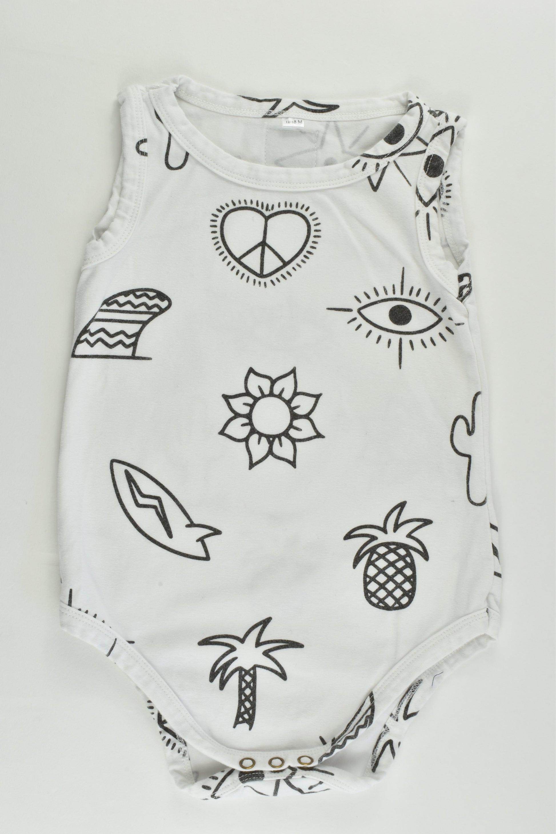 King Raja Size 1 (12-18 months) Organic Bodysuit
