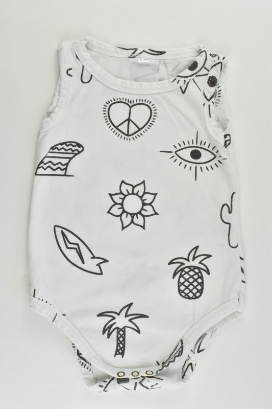 King Raja Size 1 (12-18 months) Organic Bodysuit