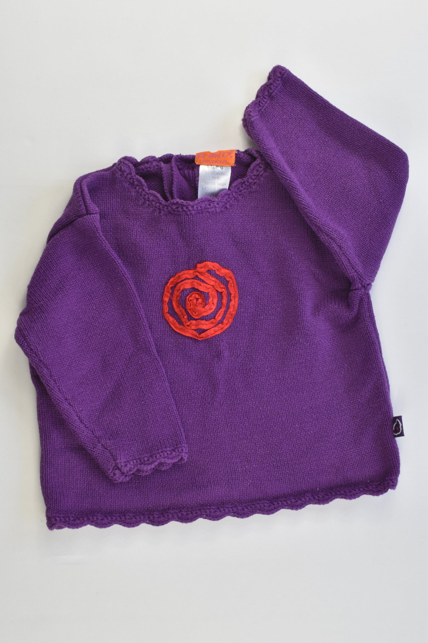Kip & Co (Australia) Size 0 (12 months, 76 cm) Knitted Jumper