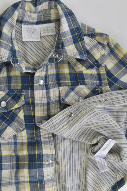 Koala Baby Size 1 Checked Shirt