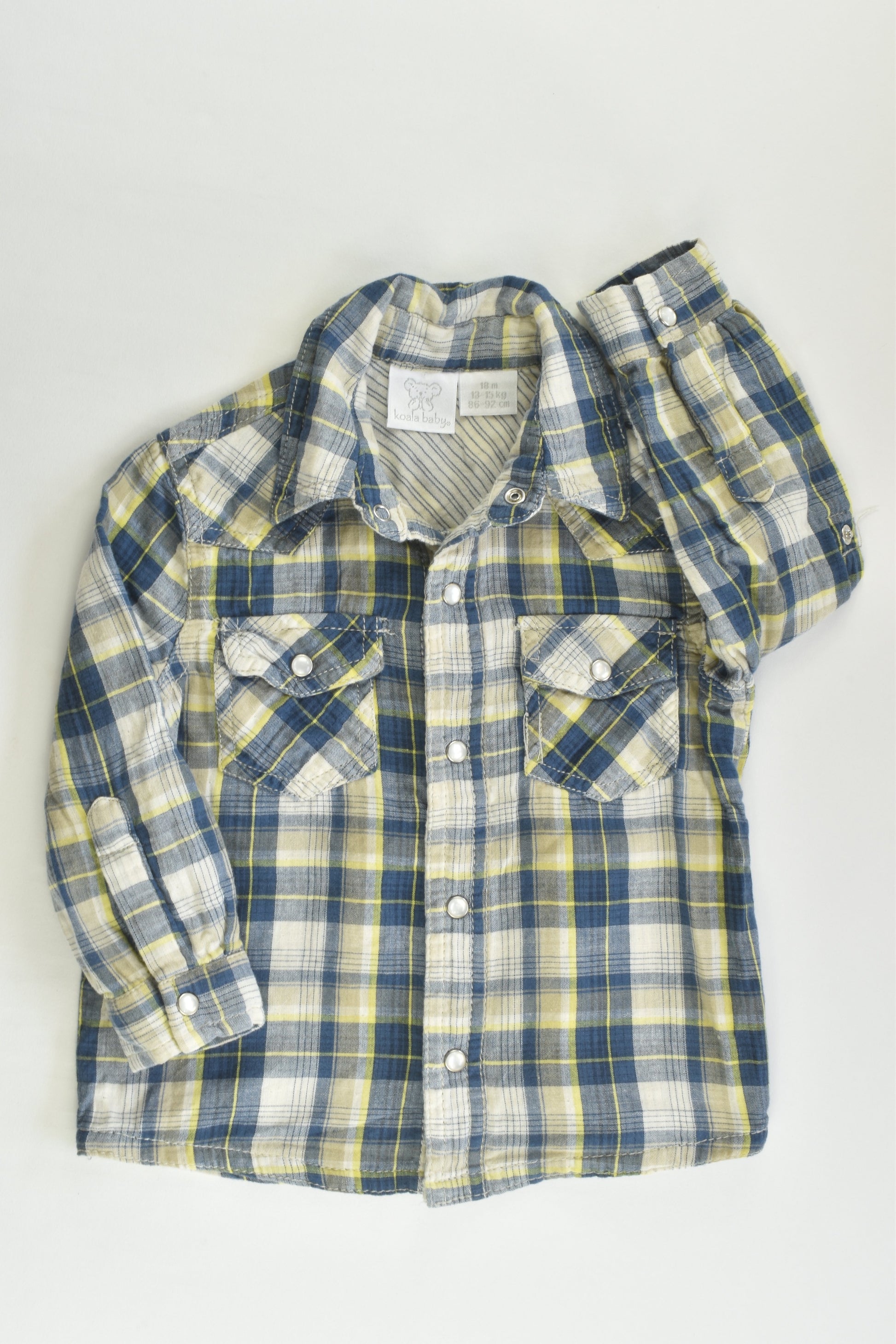 Koala Baby Size 1 Checked Shirt