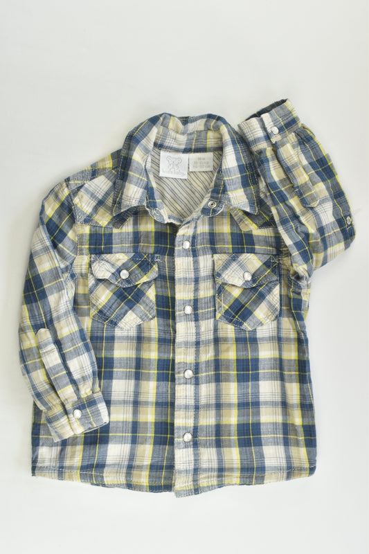 Koala Baby Size 1 Checked Shirt