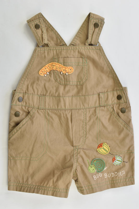 Koala Baby Size 3-6 months "Bug Buddies" Short Overalls