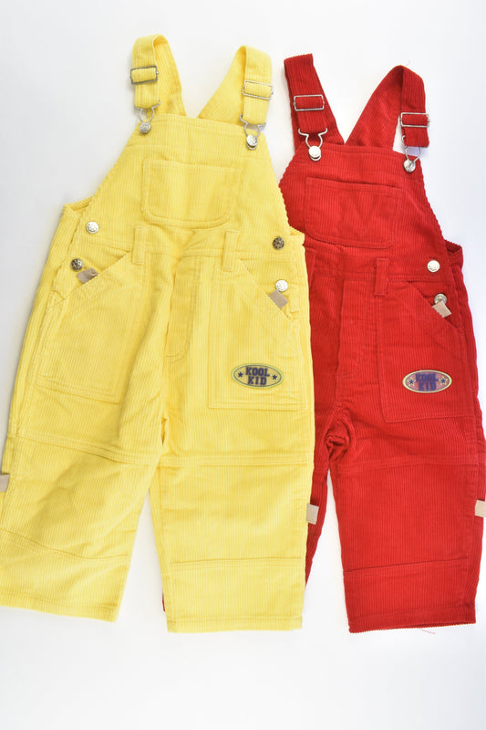 Kool Kid Size 2 Cord Overalls