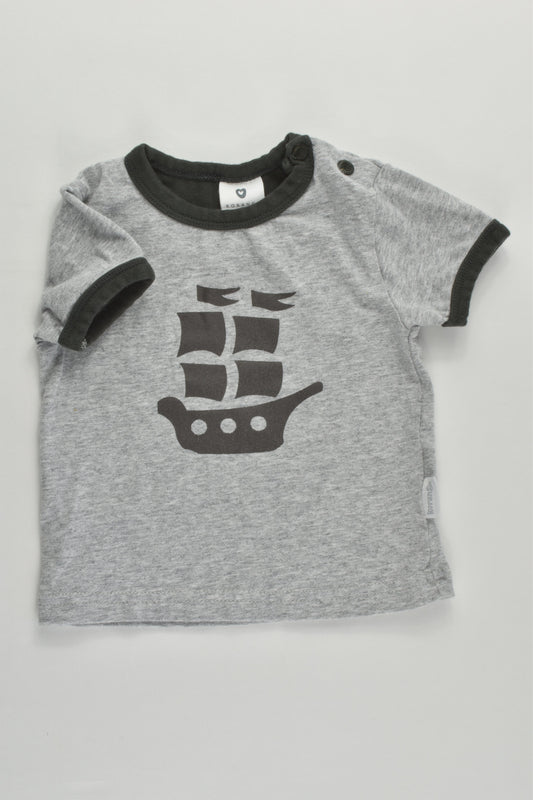 Korango (AU) Size 00 (3-6 months, 68 cm) Ship T-shirt