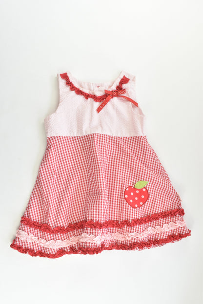 Korango (AU) Size 2 (92 cm) Lined Apple Dress