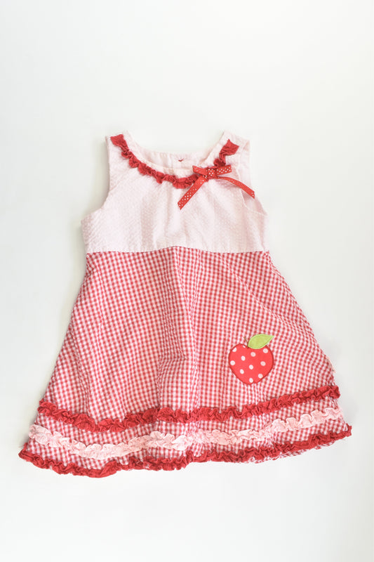 Korango (AU) Size 2 (92 cm) Lined Apple Dress
