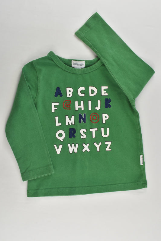 Korango Size 2 Alphabet Top