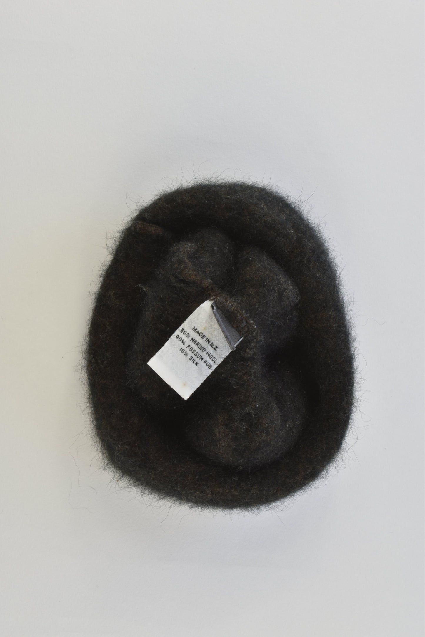 Koru (New Zealand) Size approx up to 1 year Merino/Possum/Silk Warm Beanie