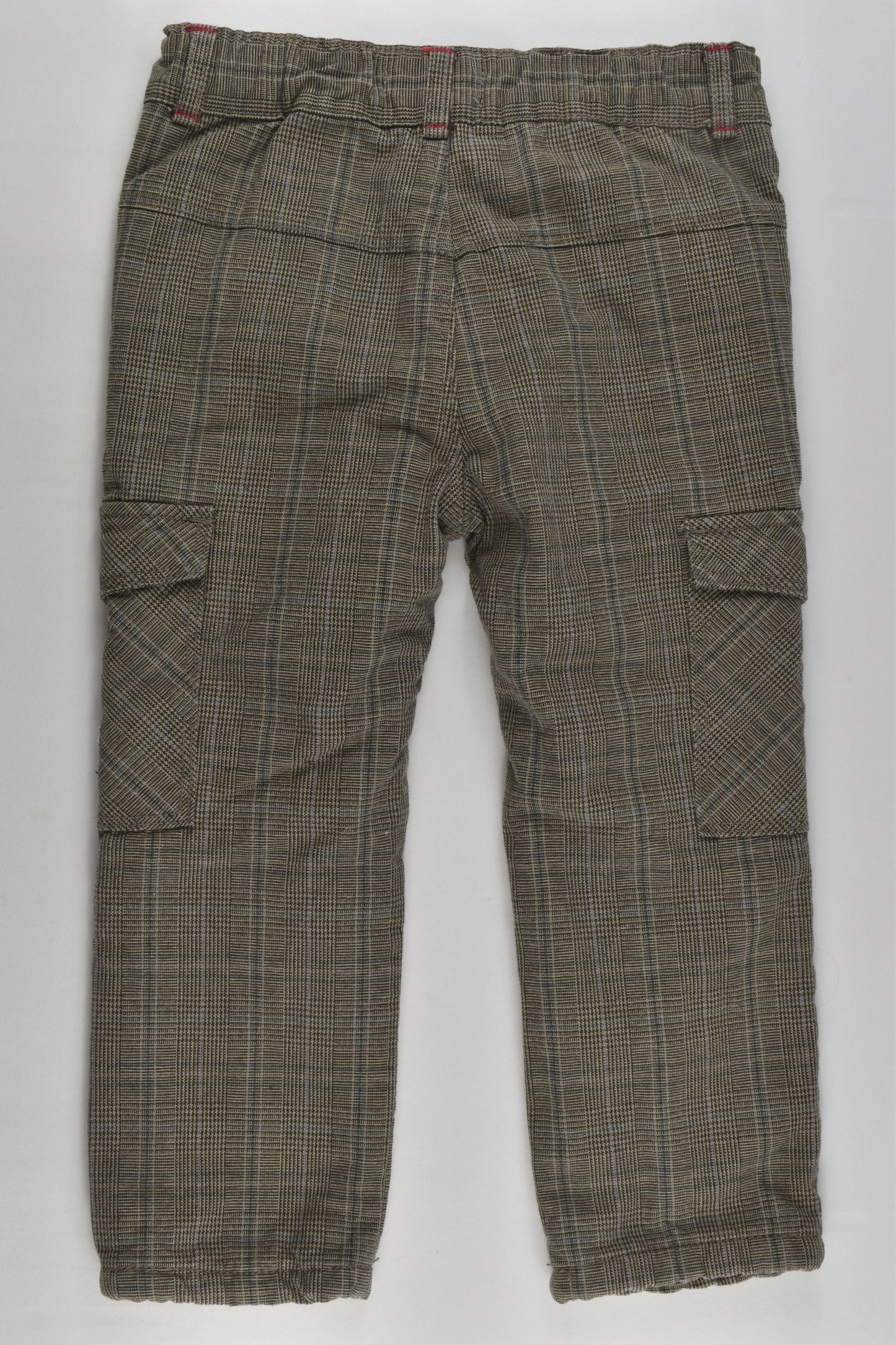 La Compagnie des Petits Size 2 (24 months) Fleece Lined Checked Pants