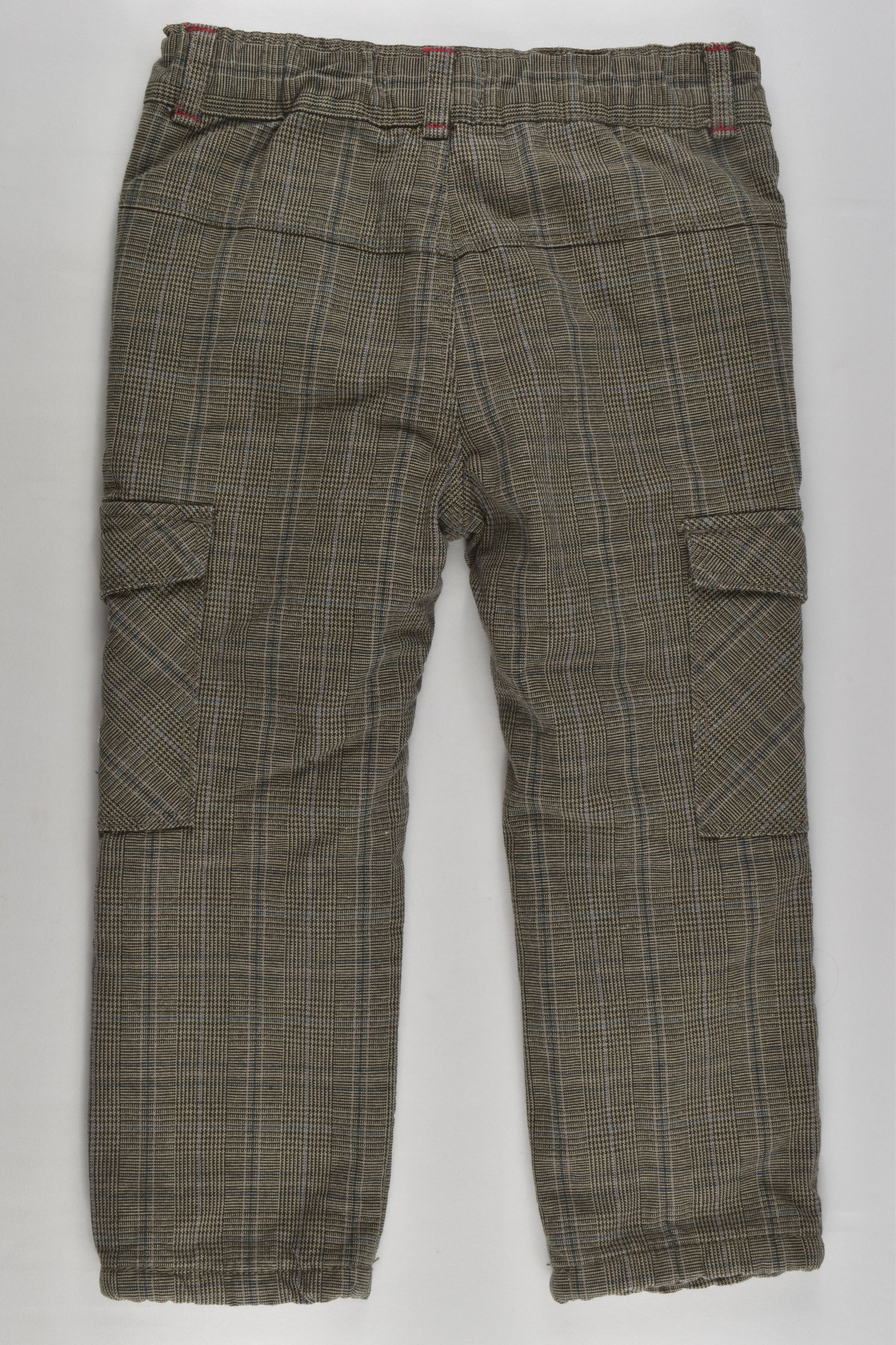 La Compagnie des Petits Size 2 (24 months) Fleece Lined Checked Pants
