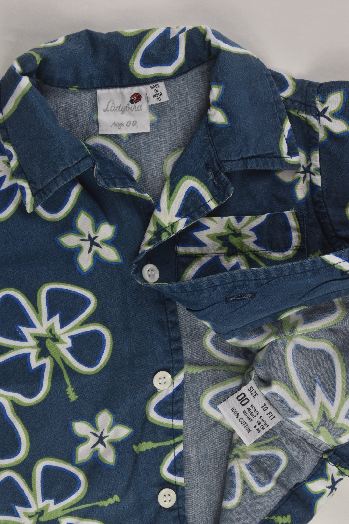 Lady Bird Size 00 Floral Shirt