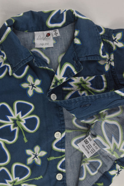 Lady Bird Size 00 Floral Shirt