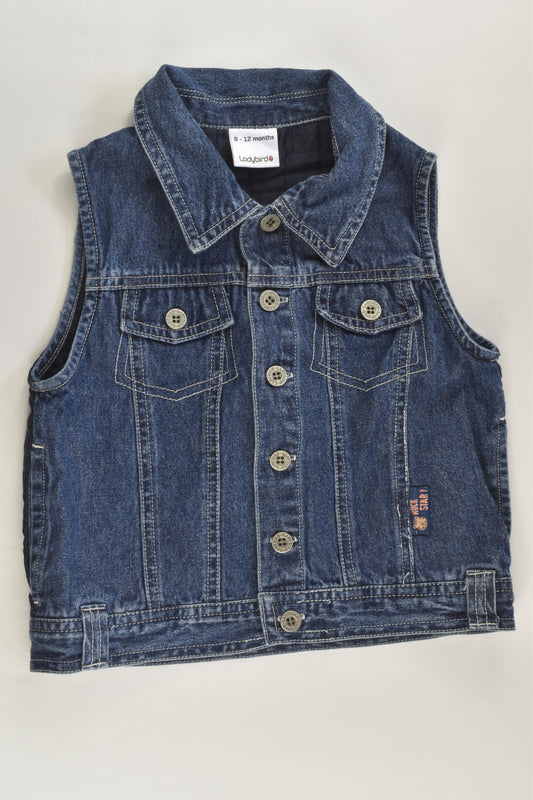 Ladybird Size 0-1 (9-12 months) Denim/Quilted Vest
