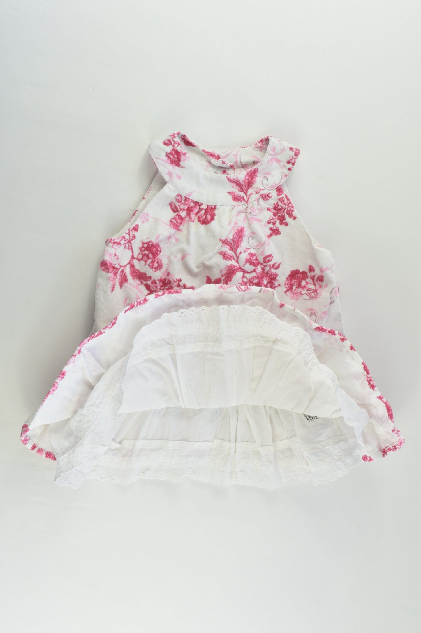 Ladybird Size 0 Lined Floral Cord Dress