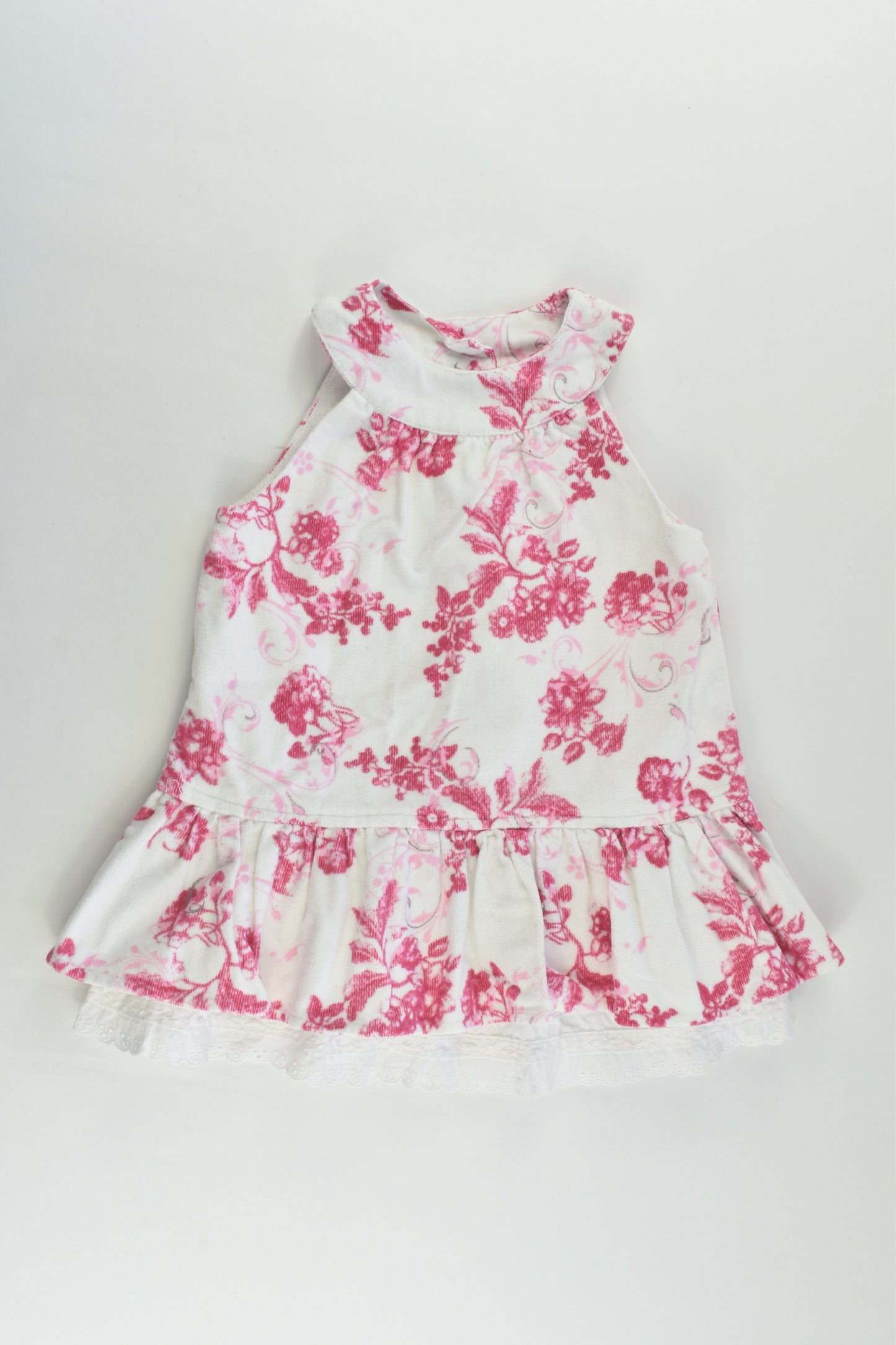 Ladybird Size 0 Lined Floral Cord Dress