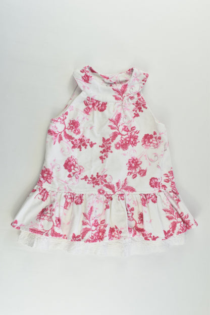 Ladybird Size 0 Lined Floral Cord Dress
