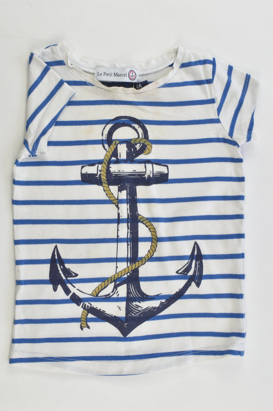 Le Petit Marcel (France) Size 4 (104 cm) Anchor T-shirt