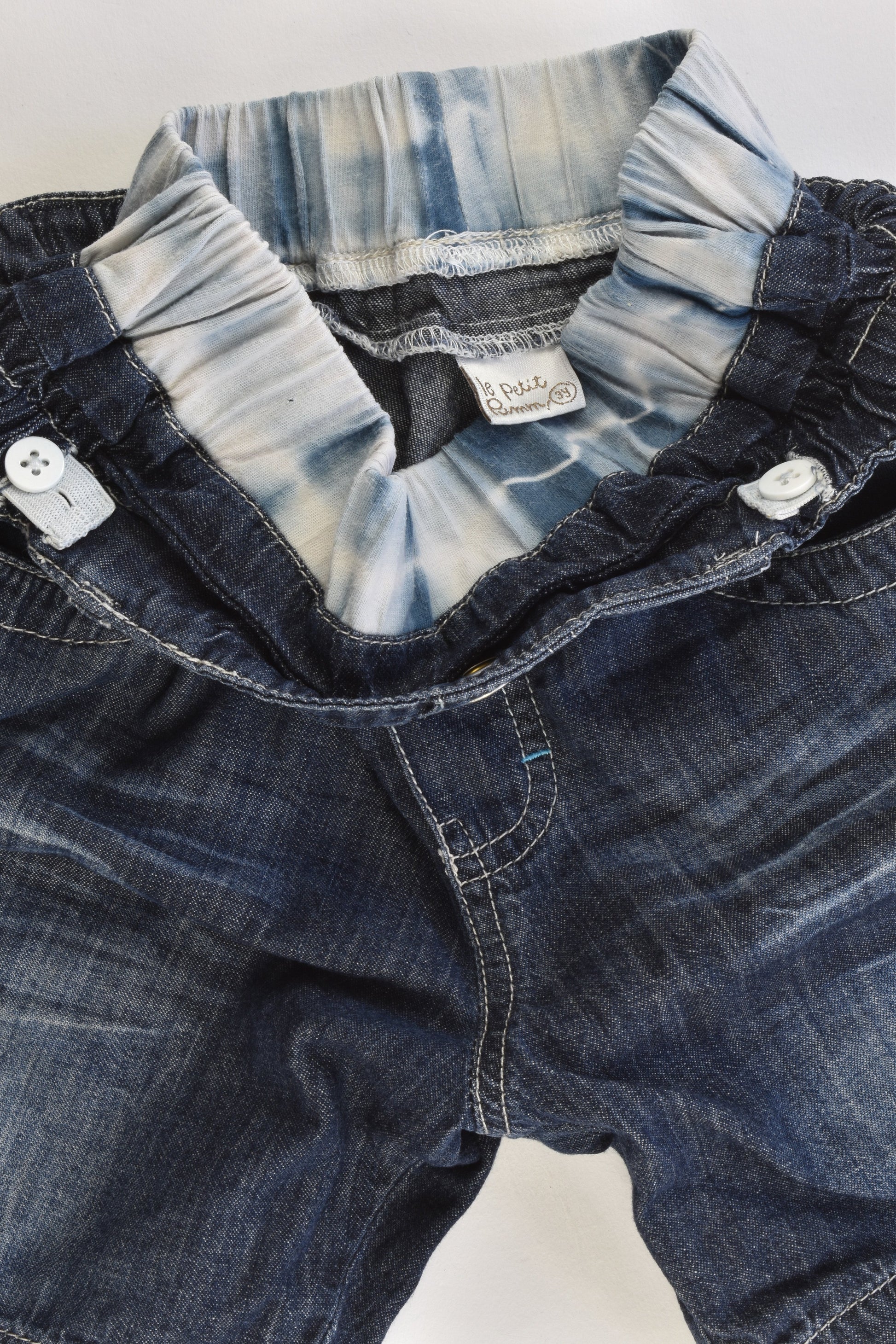 Le Petit Pumm Size 3 Soft Denim Short