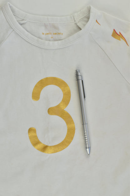 Le Petit Society Size 3 T-shirt