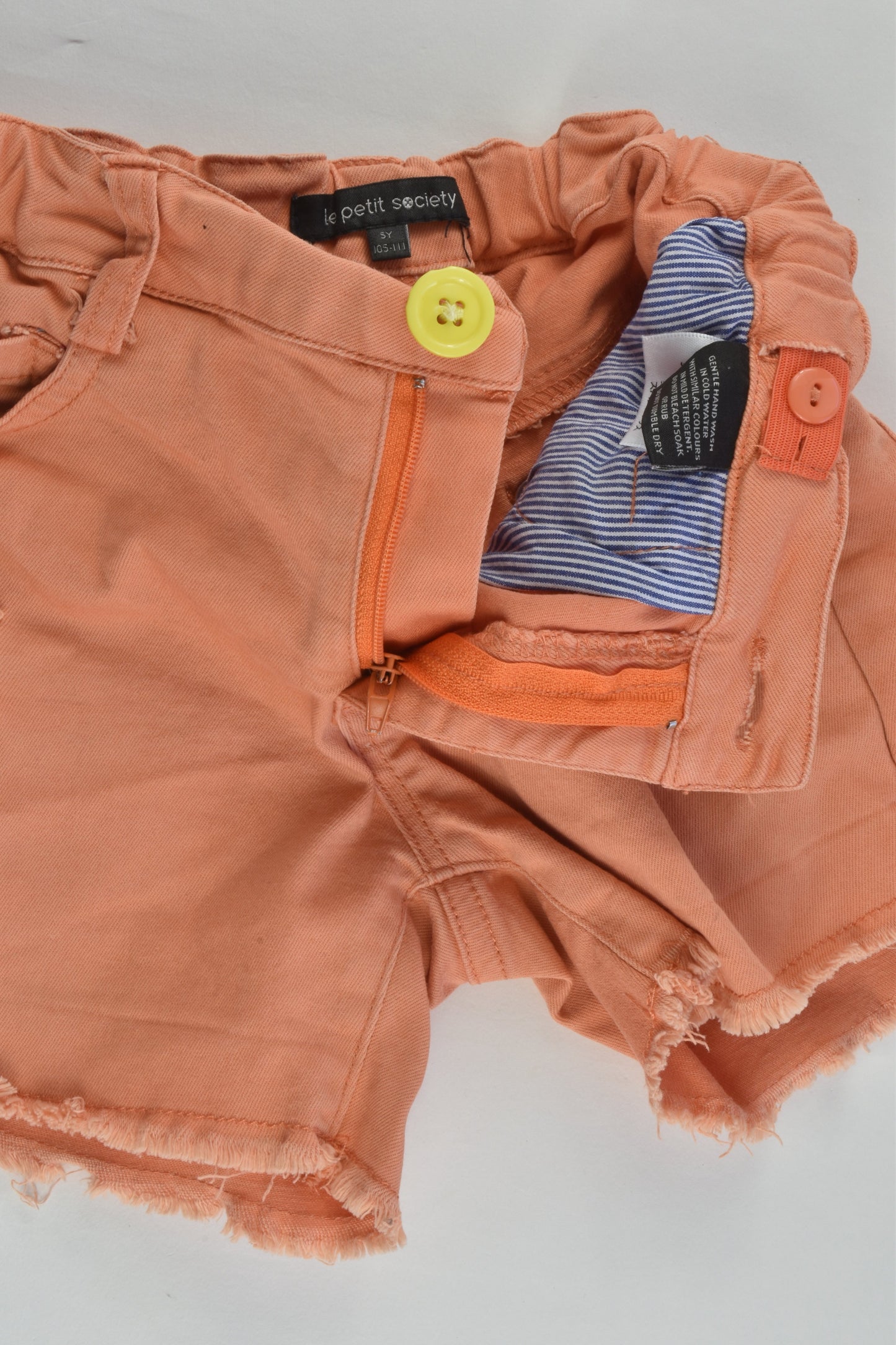 Le Petit Society Size 5 Denim Shorts