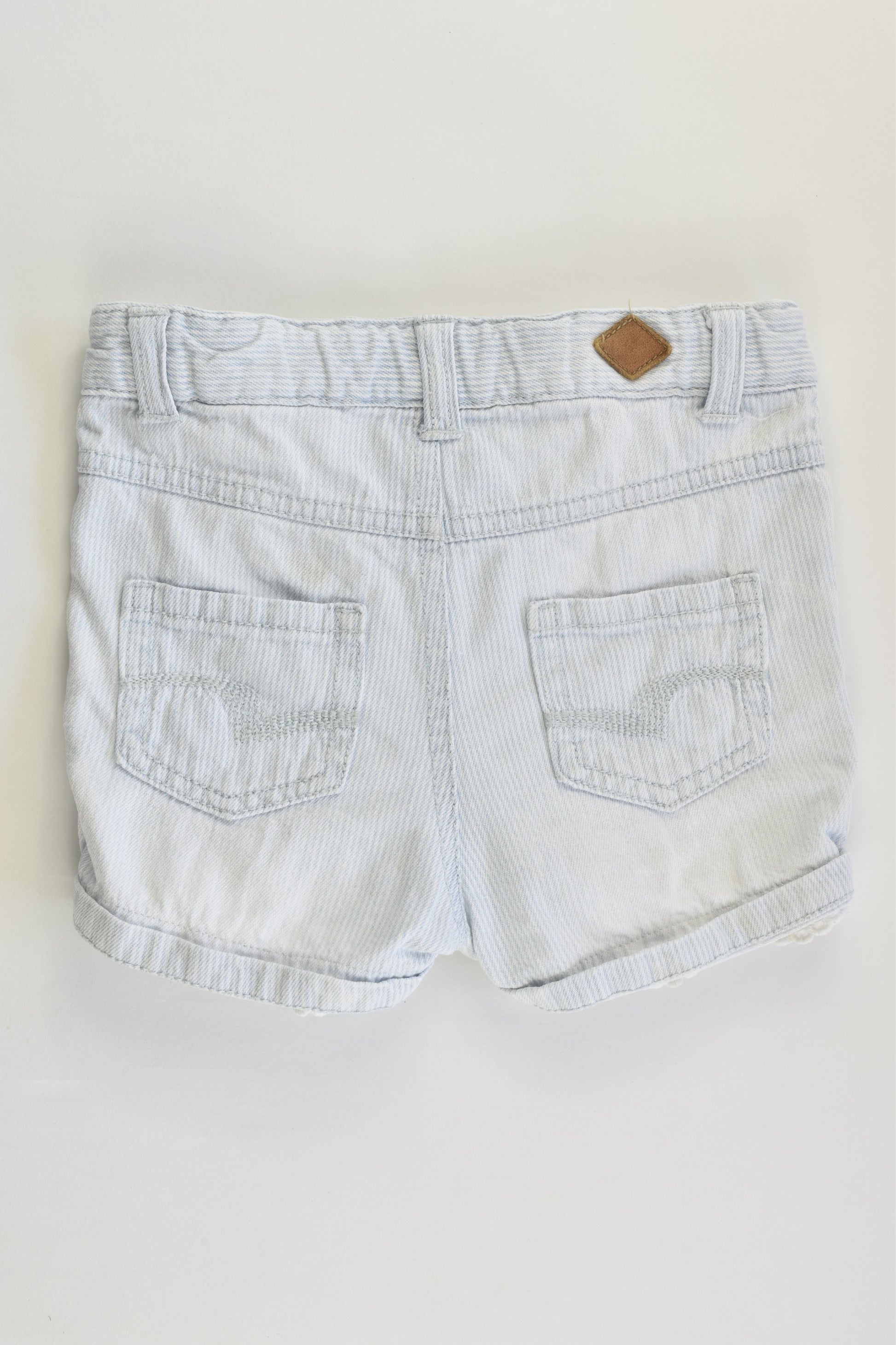 Lee Cooper Size 1 Denim Shorts with Lace Details