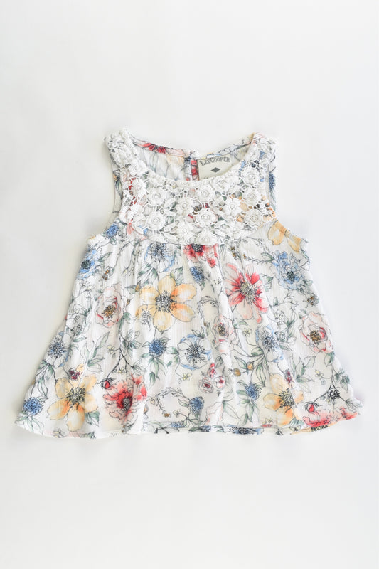 Lee Cooper Size 3 Floral Shirt