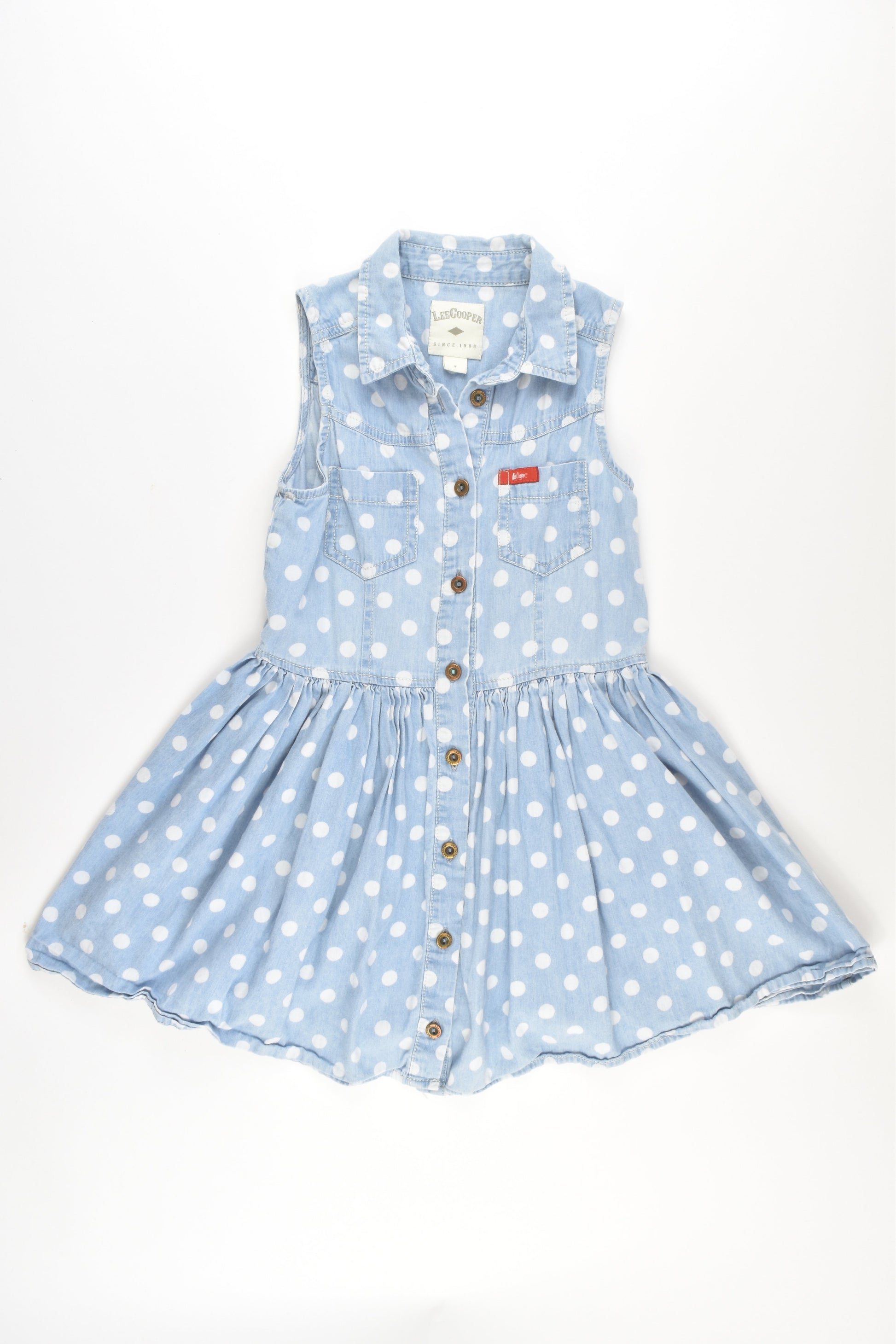 lee cooper denim dress Buy Lee Cooper Embroidered Midi Denim Dress with Tie-Up Neck Online