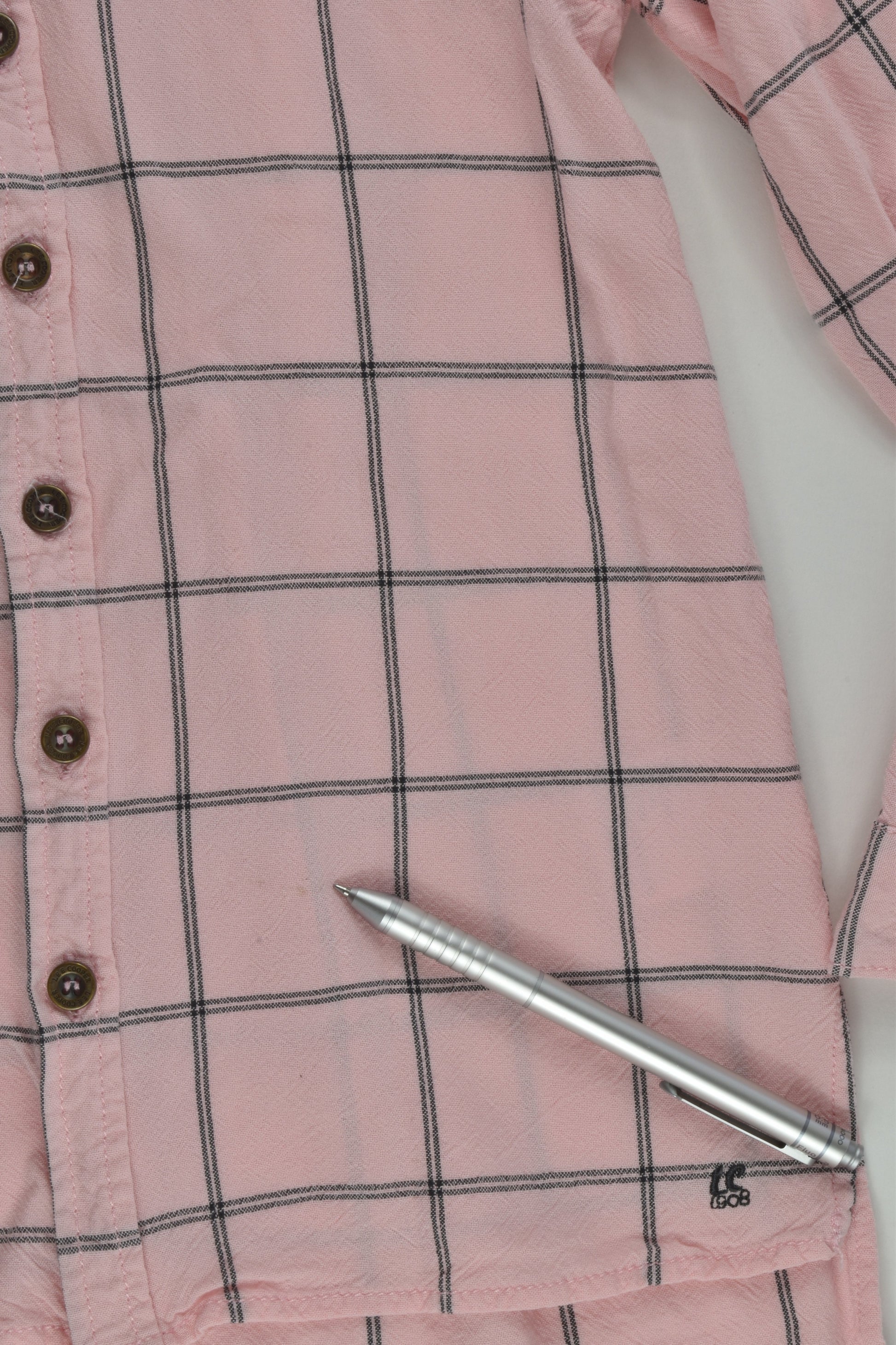 Lee Cooper Size 7 Viscose Shirt with Lace Detail