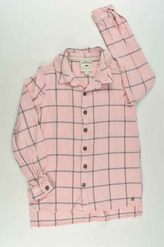 Lee Cooper Size 7 Viscose Shirt with Lace Detail