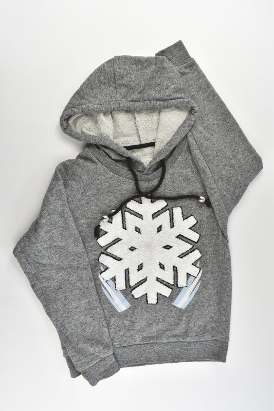 Lemonade by Pavement Size 8 Snowflake Hooded Jumper